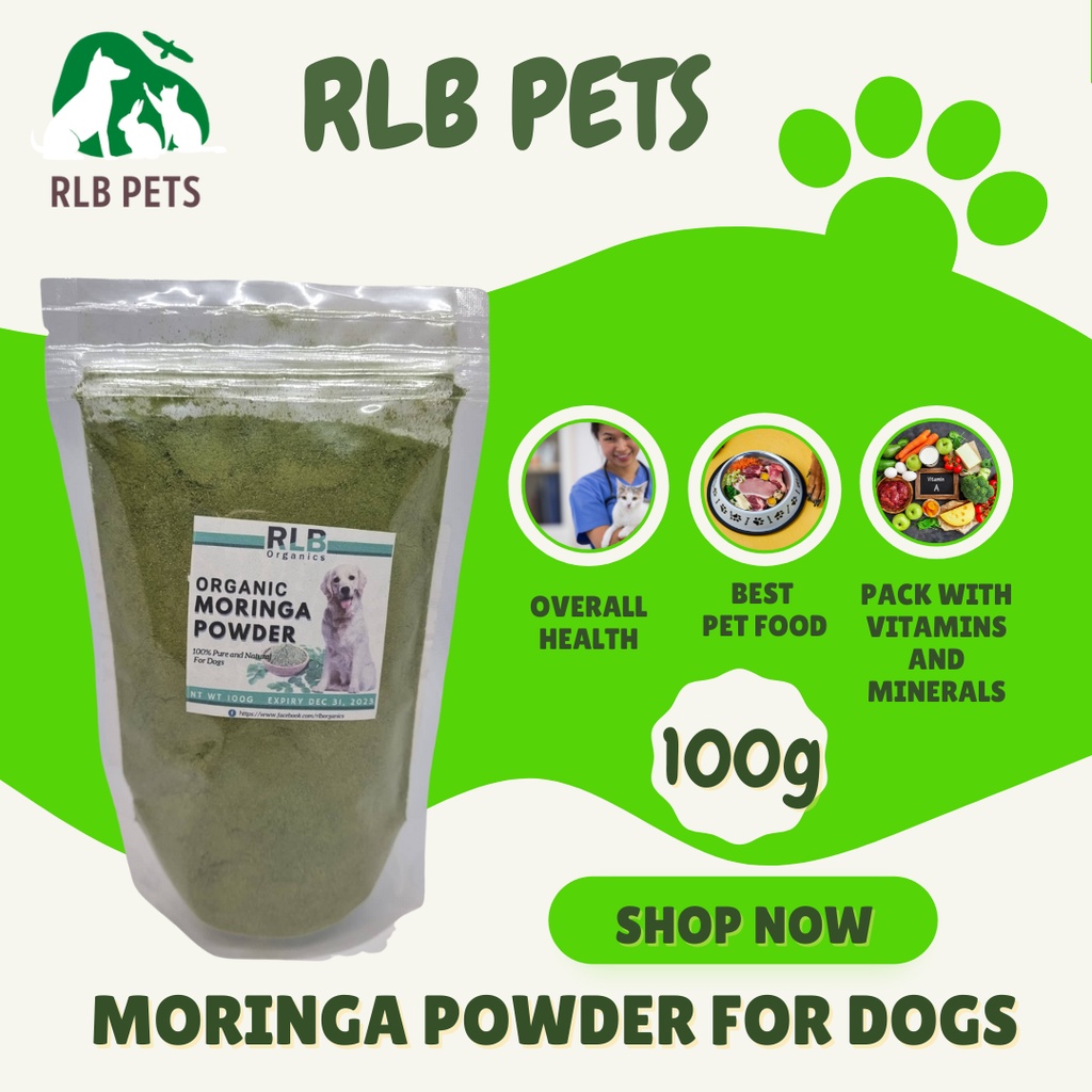 Moringa Powder for Dogs Malunggay Powder for Dogs Overall Health with Vitamins Minerals Food Toppers #4