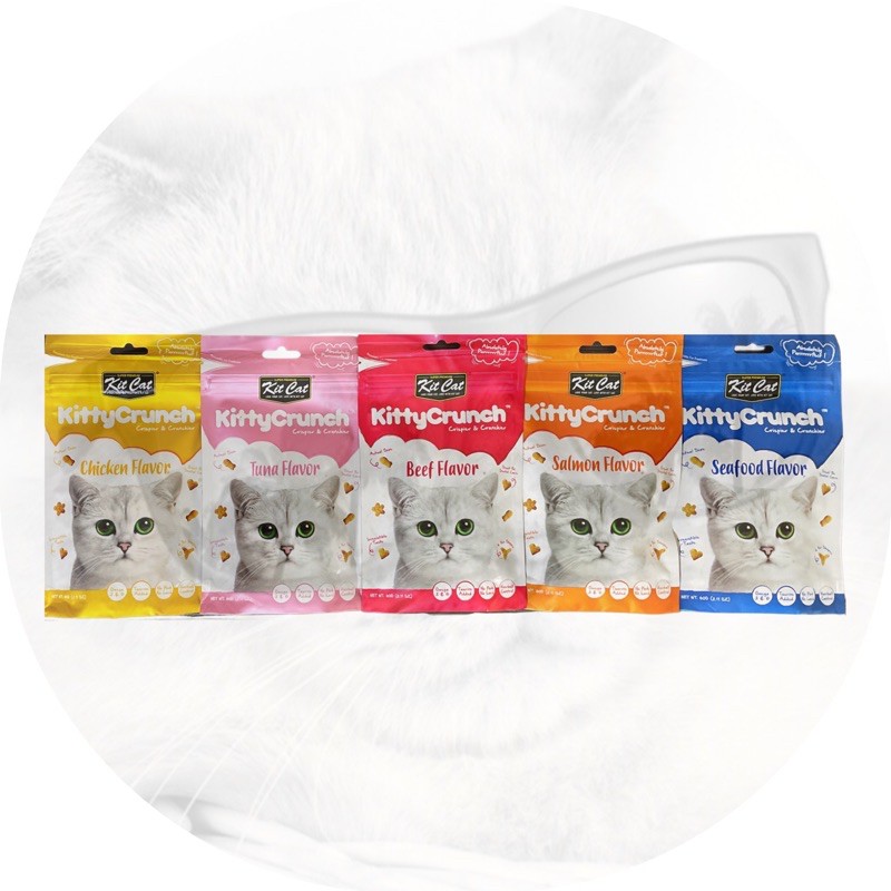 Kit Cat Kitty Crunch Cat Treats 60g (assrtd) 