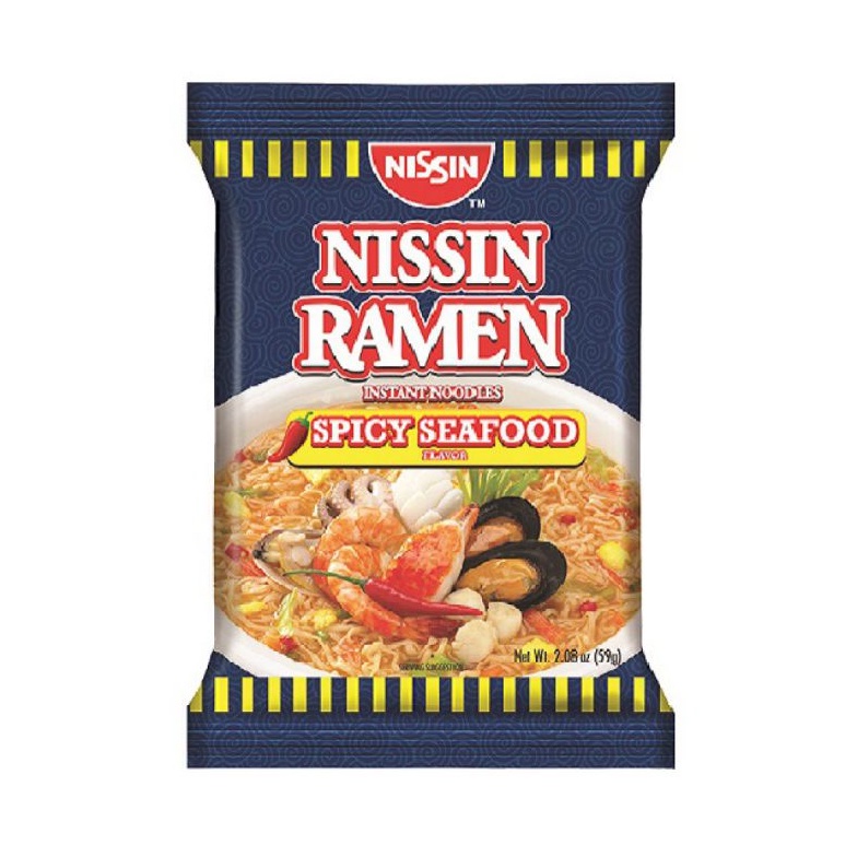 Nissin Ramen Spicy Seafood 55g | Shopee Philippines