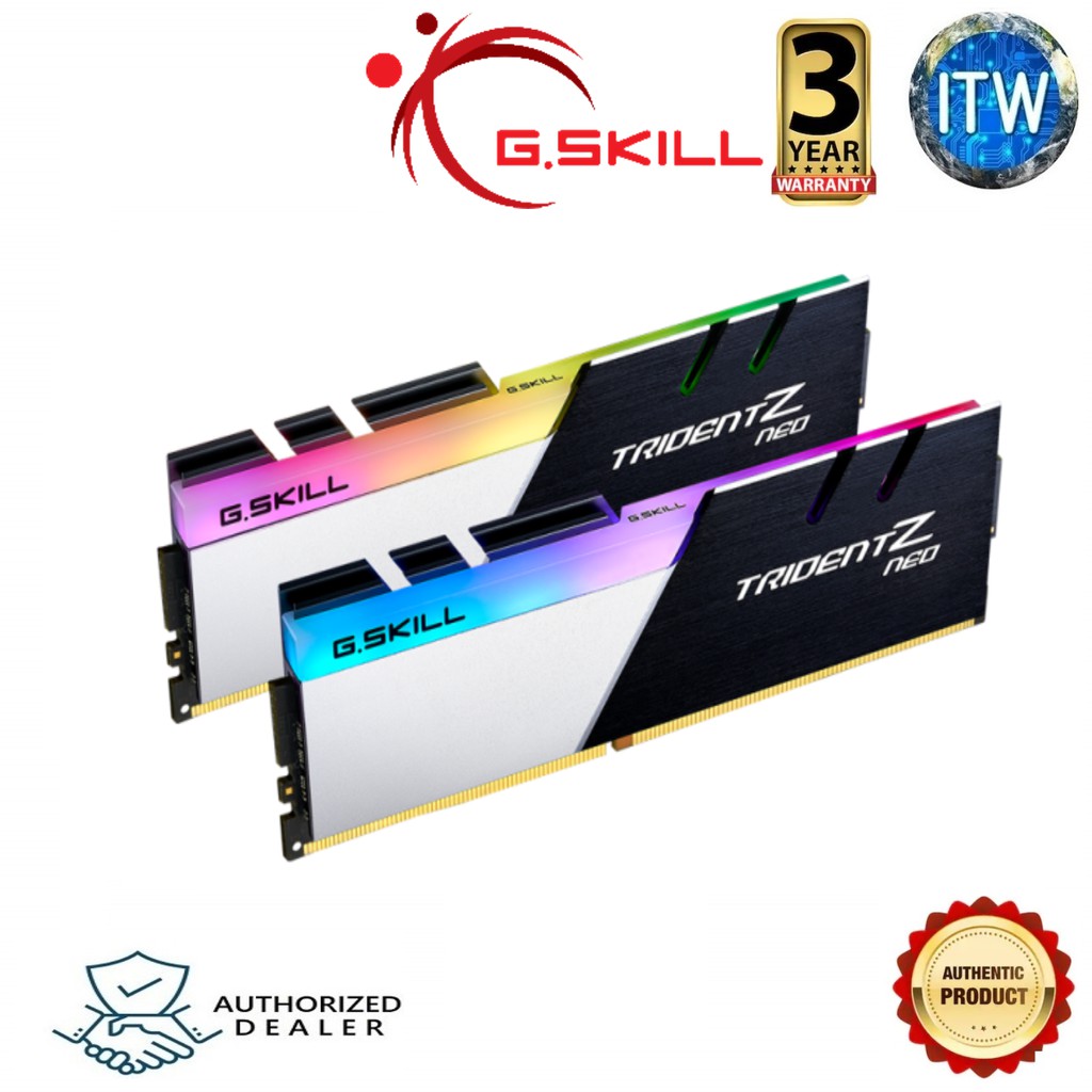 G.SKILL Trident Z Neo (AMD Ryzen) 16GB(2x8GB) 288-Pin RGB SDRAM DDR4 ...