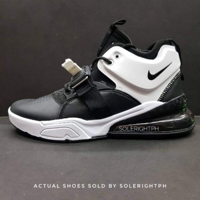 nike air force 270 black and white