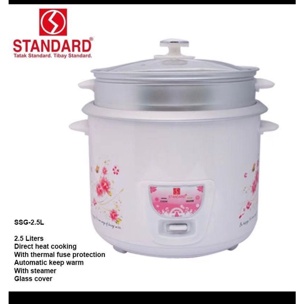 Standard Automatic Rice Cooker 2.5 Liters (Good for 20 persons ) (SSG2