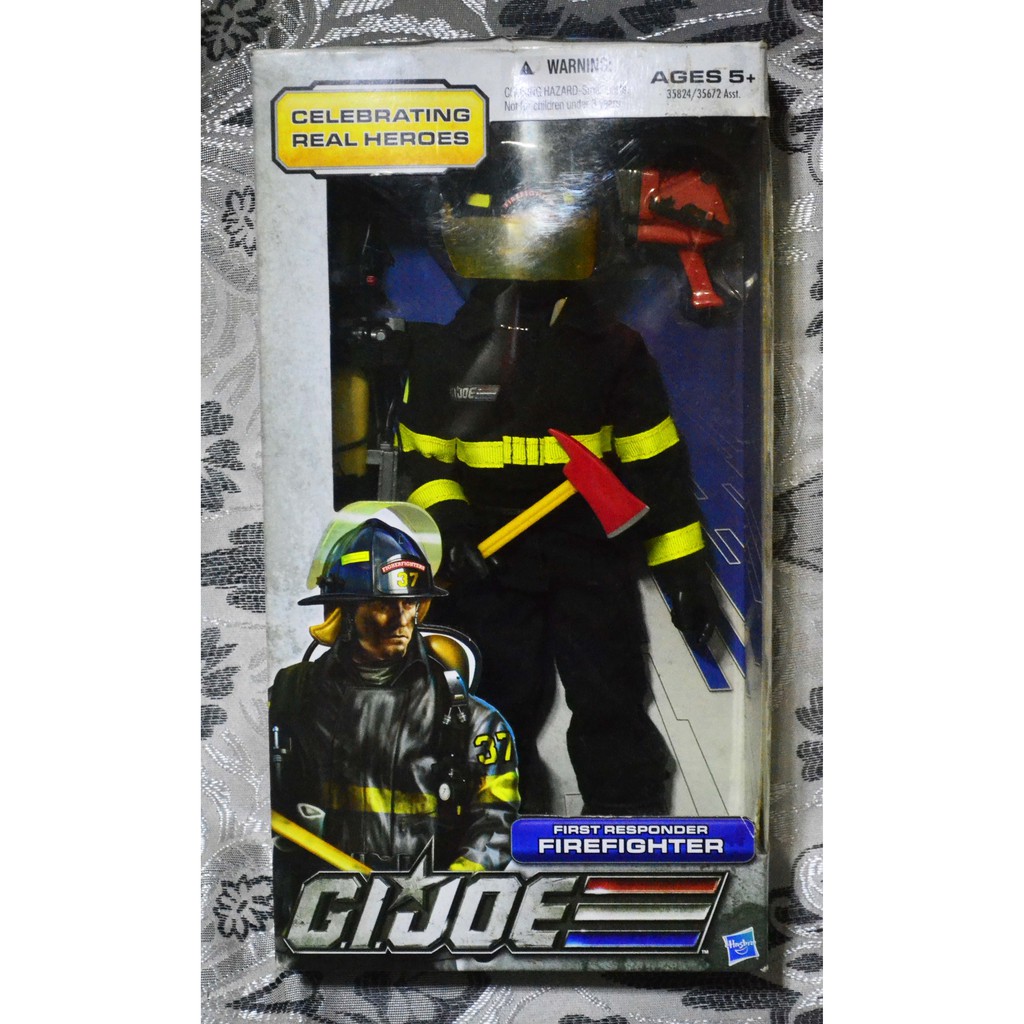 action figure firefighter