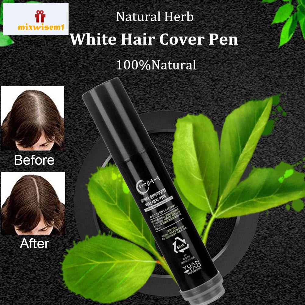 M Natural Herb White Hair Cover Pen White Long Lasting Temp