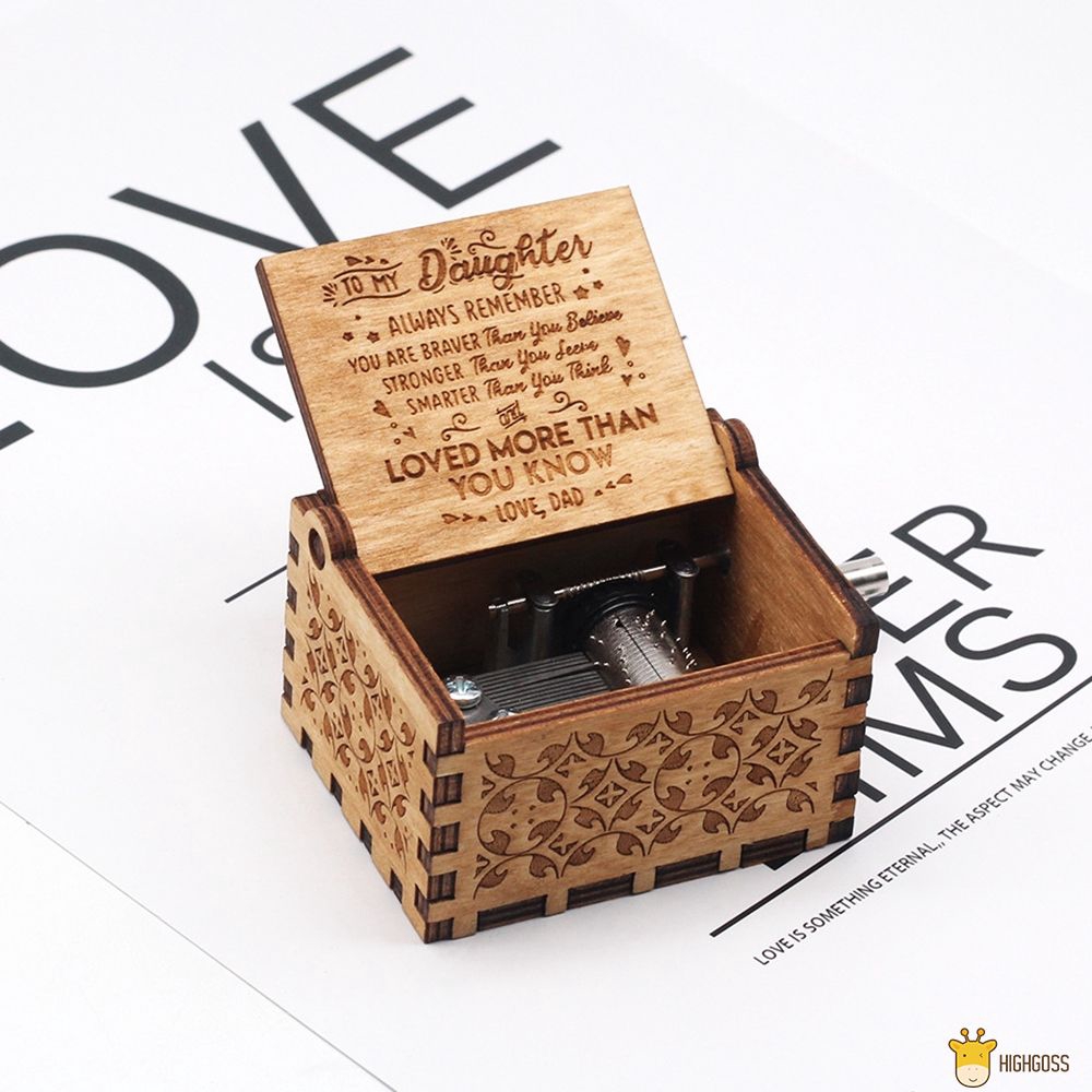 engraved music box