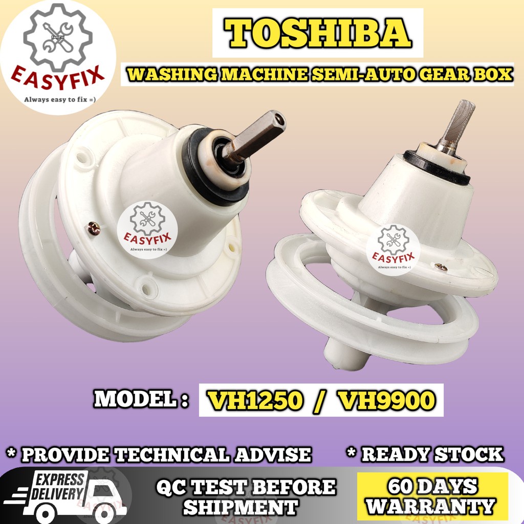 VH1250 / VH1250SM / VH9900 TOSHIBA 4 SEGI GEAR SEMIAUTO WASHING