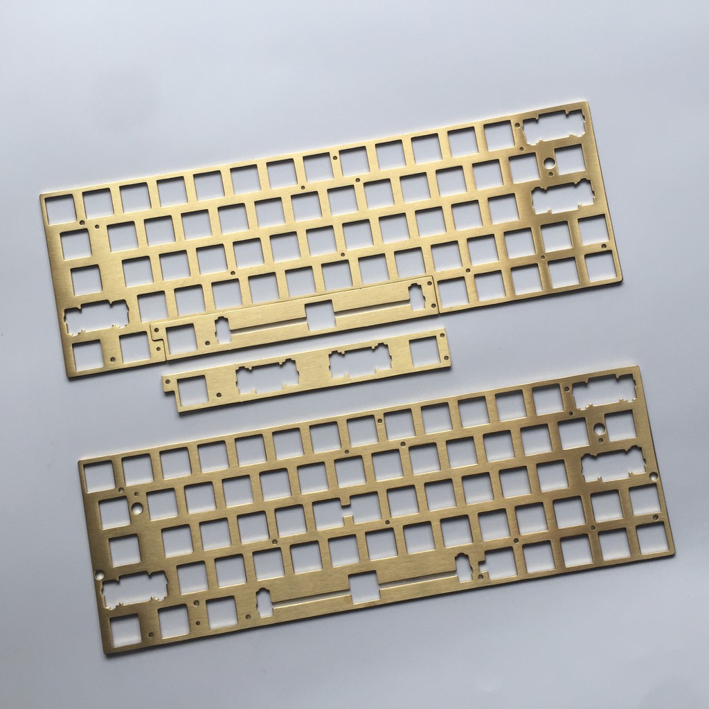 GK64X/XS GK61X/XS Brass Positioning Plate Left 64 GH60 Brass Plate