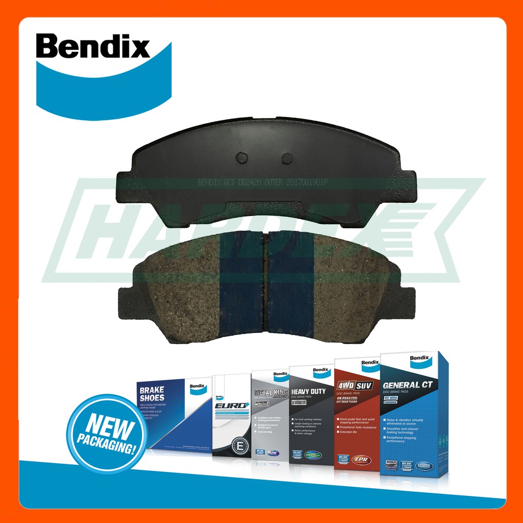 Bendix Brake Pads Front GCT for Hyundai Grand i10 20132015 (DB2420