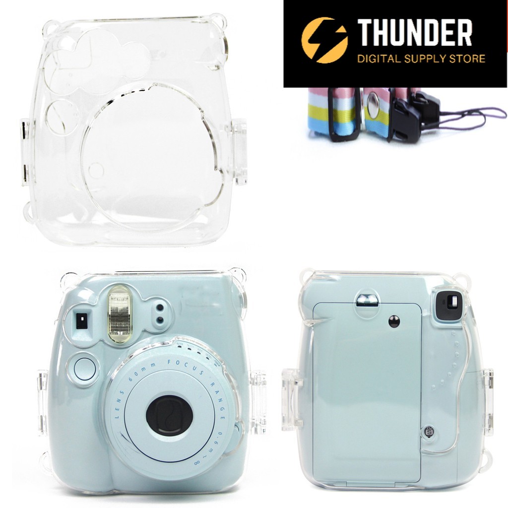 Low Price Clear Hard Case Protector Cover For Fujifilm Instax Mini 8 9 Polaroid Camera Shopee Philippines