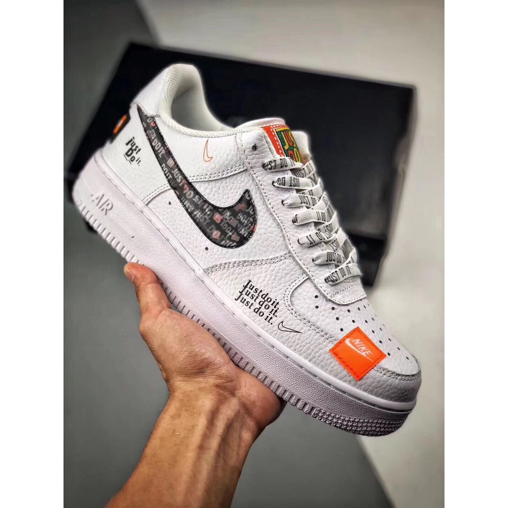 air force 1 just do it white womens