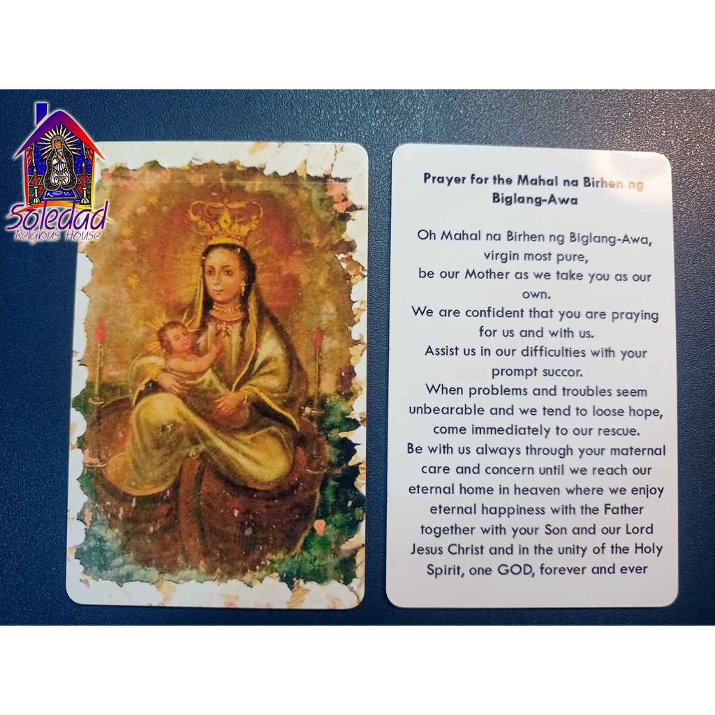 Emmanuel Gift/s For You - MAHAL NA BIRHEN NG BIGLANG AWA PRAYER CARD ...