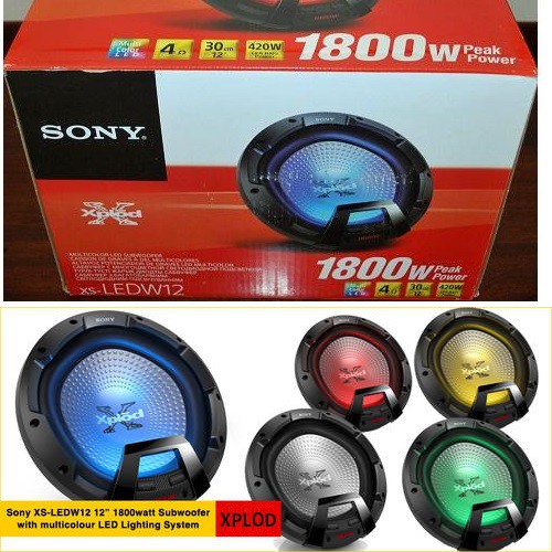 12 sony xplod subwoofer