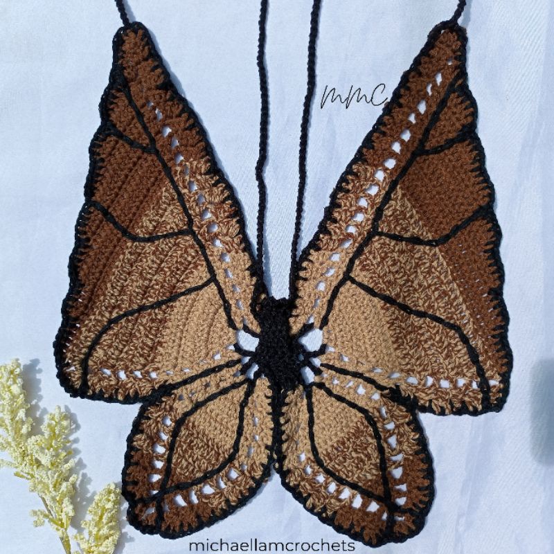 特別セール品 Alfani New Black Butterfly-Sleeve Crochet Inset