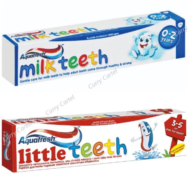 milk teeth toothpaste swallowed