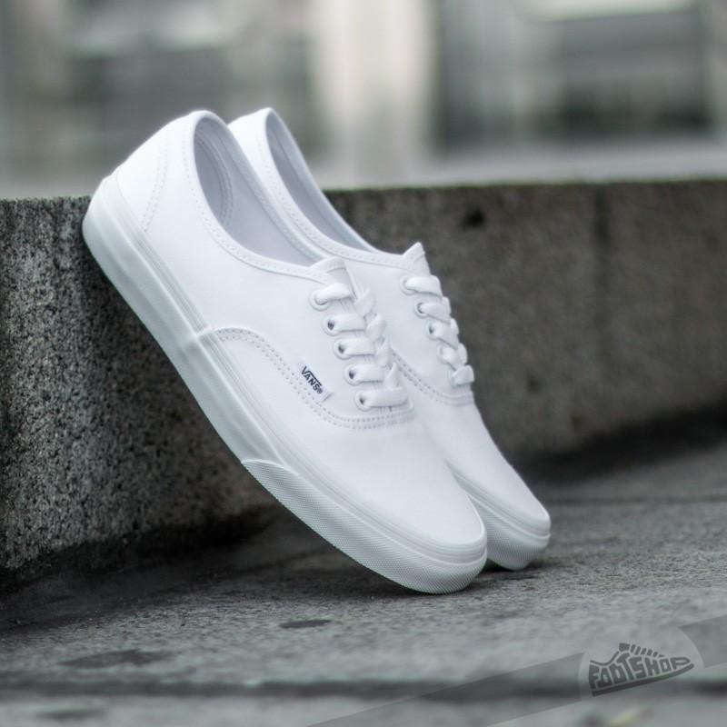 vans all white