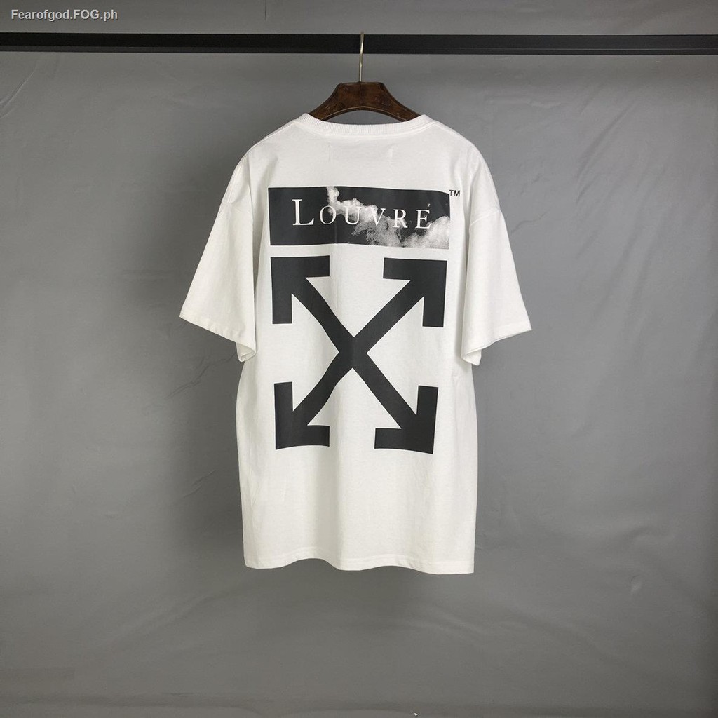 Correct Version Off White T Shirts Quality Offowwhite Religious Paintings Arrow Men And Women With Short Sleeve T Shirt Shopee Philippines