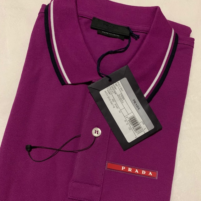 mens prada polo