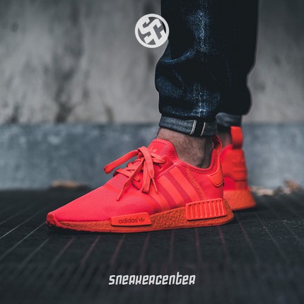 adidas nmd r1 all red