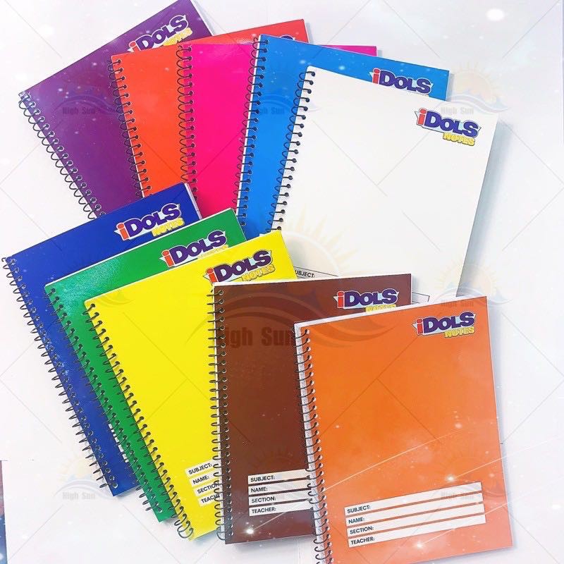 IDOLS Small Spiral Notebook 10pcs/pack Shopee Philippines