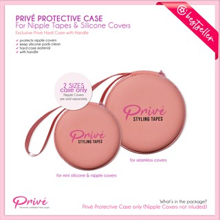 PRIVE Protective Case for Nipple Covers Travel Case for Nipple Covers Nipple Cover Hard Pouch