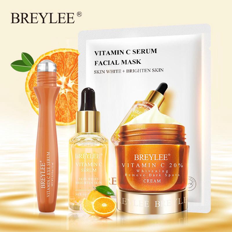 BREYLEE Vitamin C Whitening Series Face Serum/Facial Cream/ Mask /Eye ...