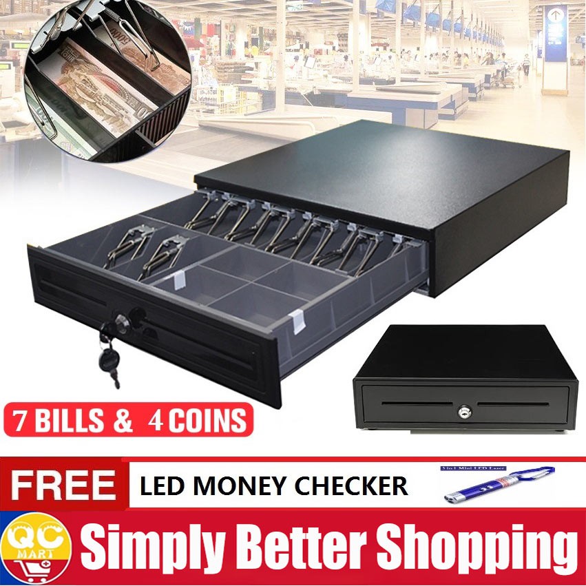 Metal Plastic Cash Register Drawer Cash Checker Drawer Pos