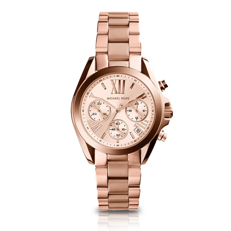 michael kors watches rose gold with diamonds