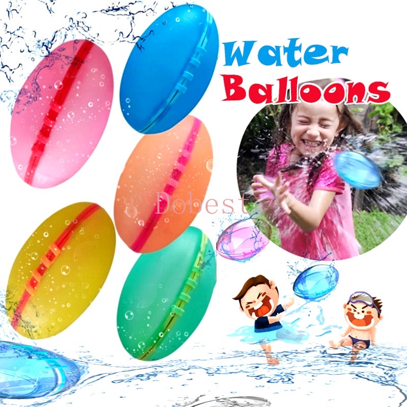 Reusable Water Balloon Quick Fill Waterfall Ball Outdoor Pool Refill ...