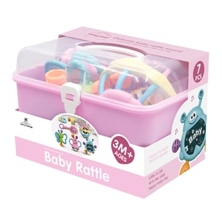 7 PCS Set Kids Teeth Gum Soothing Tools 6 Months  Teether Grinder Toddler Toys Baby Bite Toys #8