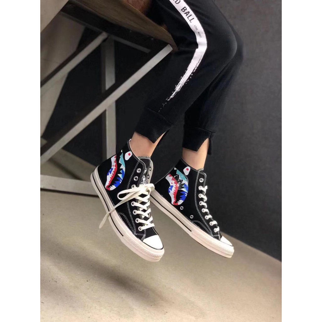 bape x converse shoes