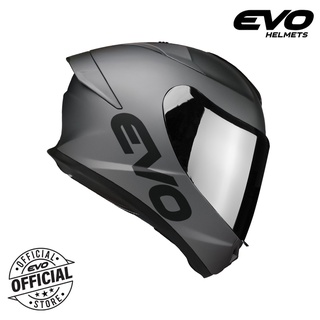 EVO SVX-02 Plain Full Face Dual Visor Helmet Motorcycle With Free Clear ...