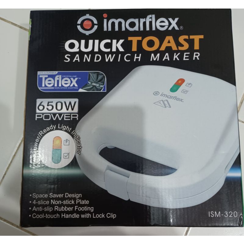 Imarflex quick toast sandwich maker Shopee Philippines