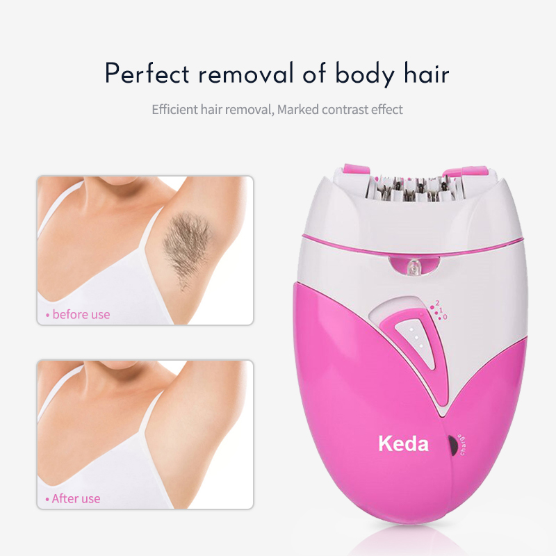 Rechargeable Epilator Women Electric Hair Remover Female Underarm For Body Removal Travel Shopee Philippines