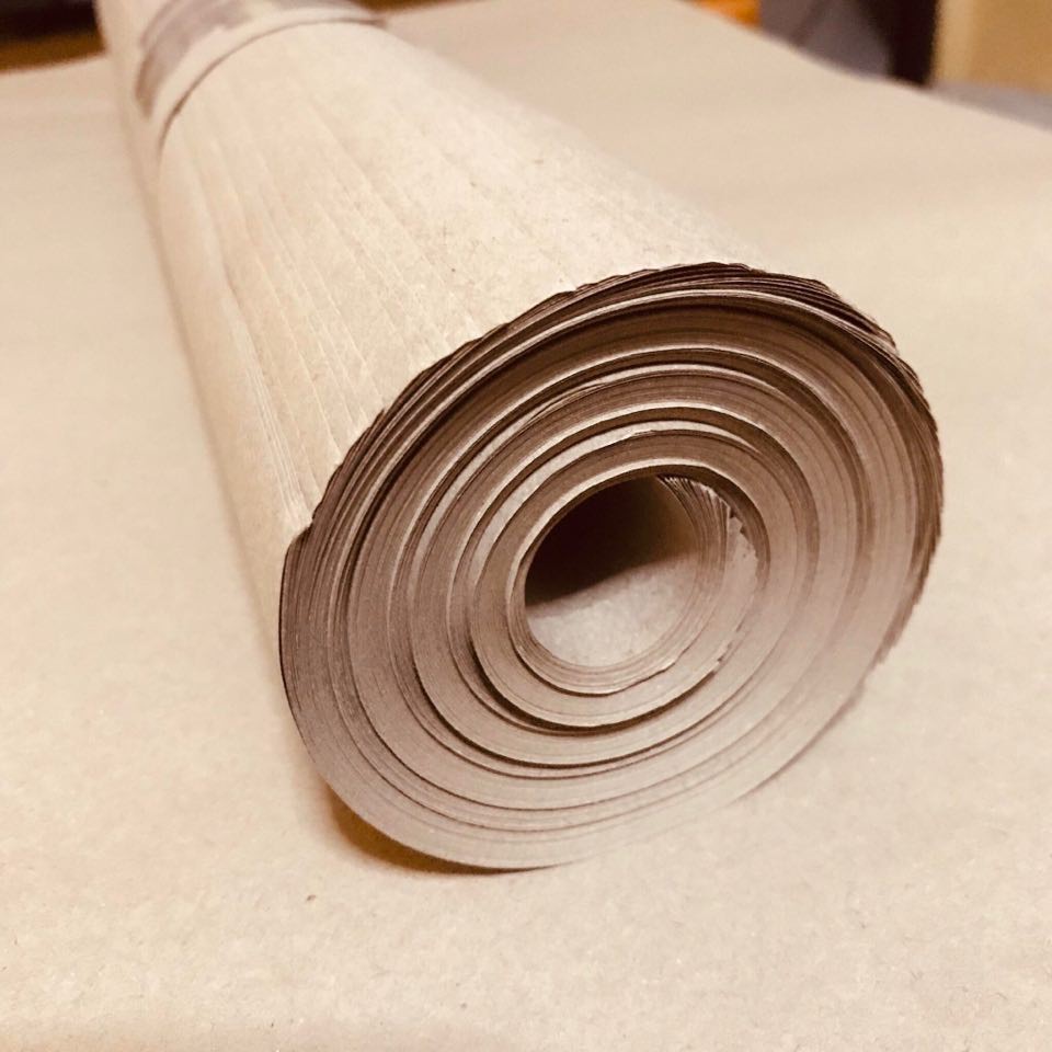 30/50pcs 70gsm 16x18/18x24 inches Kraft Paper Roll for pouch, bag, gift ...