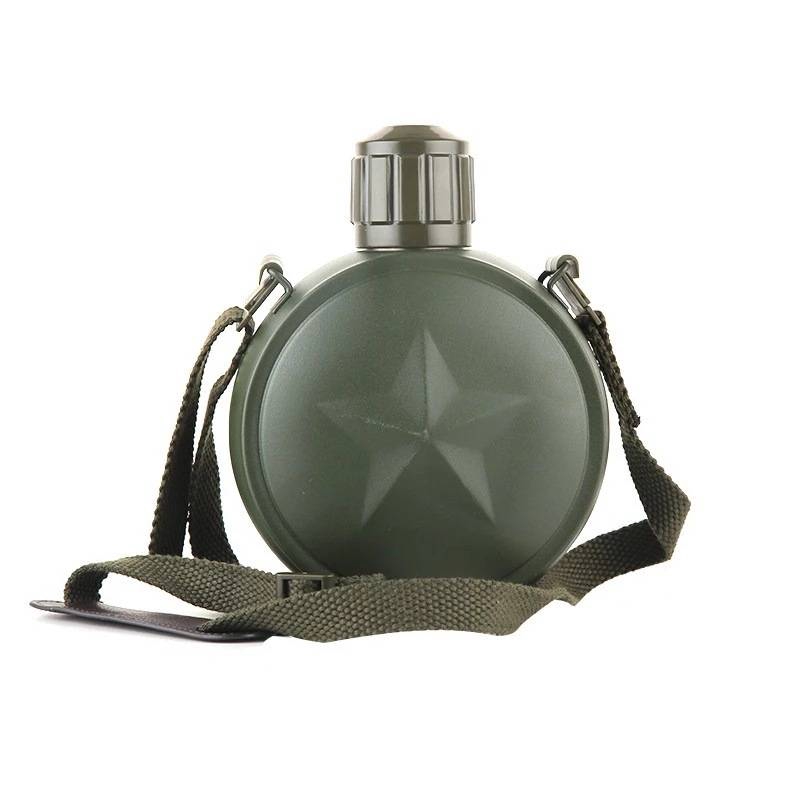 2L Outdoor Travel Canteen Water Bottle Military Camping PVC Kettle Sport Thermal