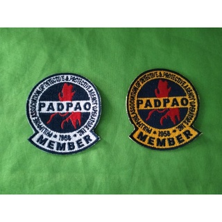 Padpao Patches White Yellow Computerized Embroidery Actual Photo #2