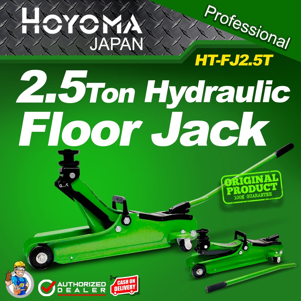 HOYOMA Japan 2.5 Ton Floor Jack / Low Profile Jack / Crocodile Jack (HT