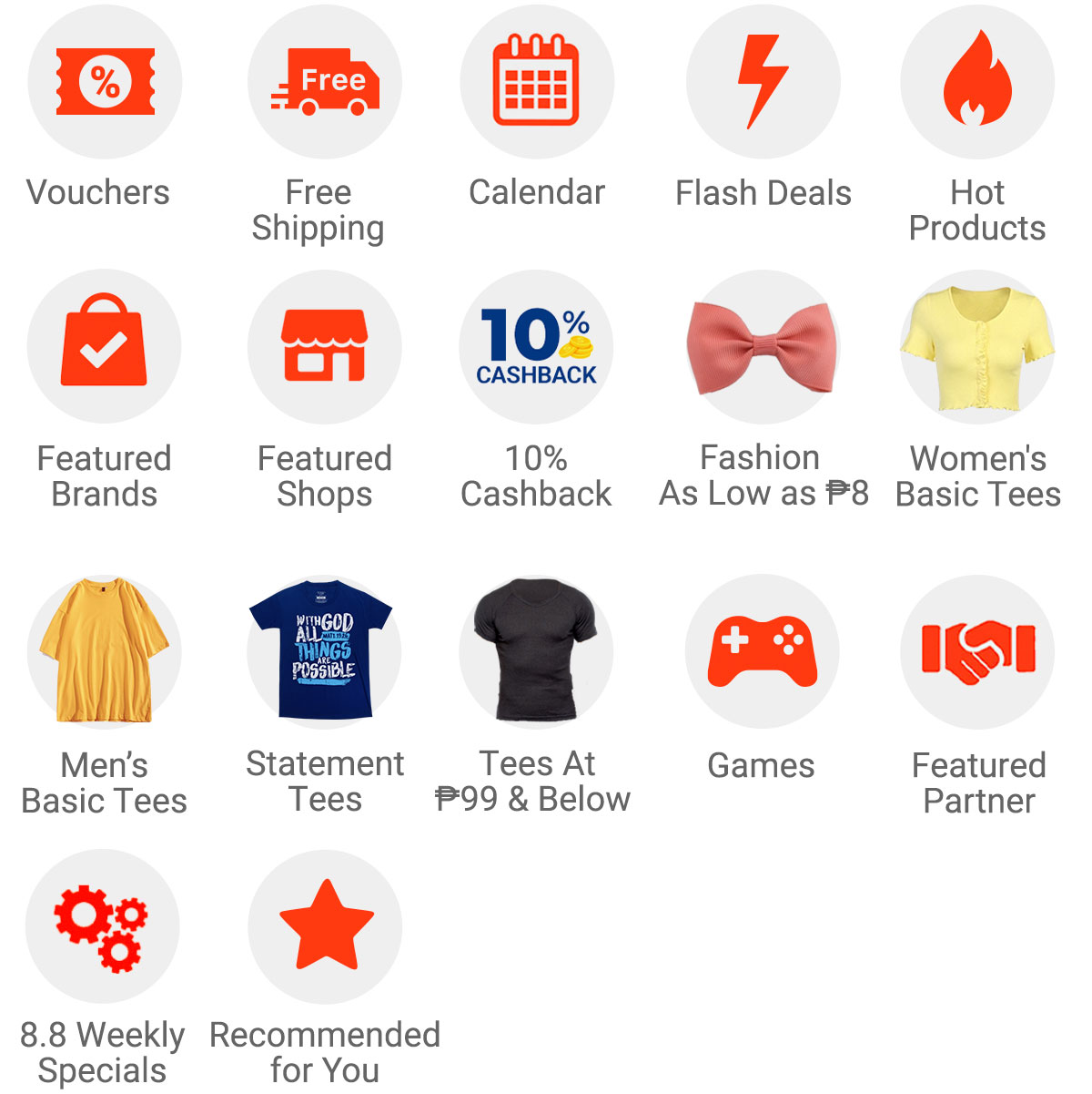 8.8 Fashion Sale TShirts Sale