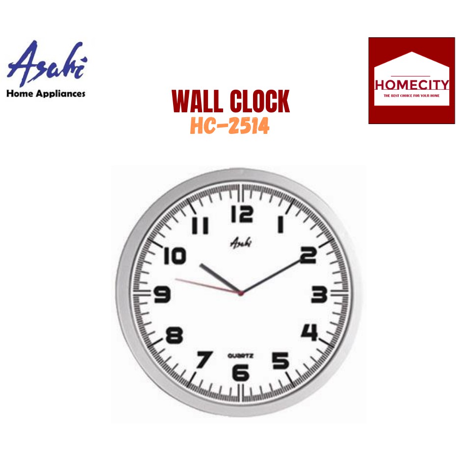 ASAHI WALL CLOCK HC2514 Shopee Philippines