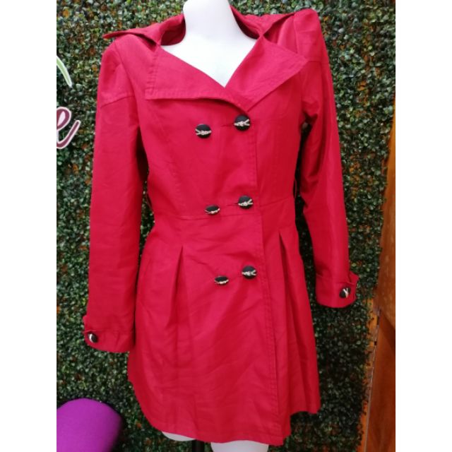 red trench coat cheap