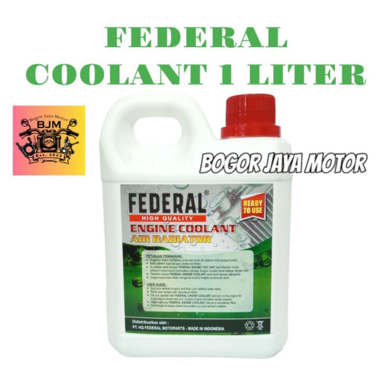 Federal COOLANT 1 LITER COOLANT Water RADIATOR 1 Liters Shopee
