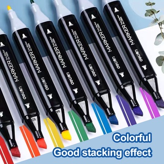 Deli Color Pastel Pen Marker Pen Highlighter Set 80pcs Sketch To Color ...