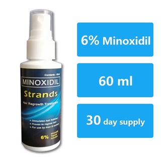 60ml Minoxidil Strands 6% Hair Growth Spray Minoxidil Topical Solution Unisex