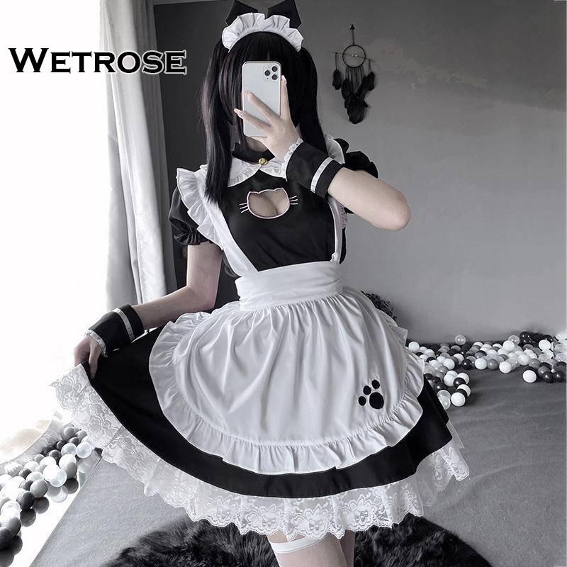 Cosplay Cute Cat Girl Sexy Maid Costume Neko Kawaii Japanese Lolita ...