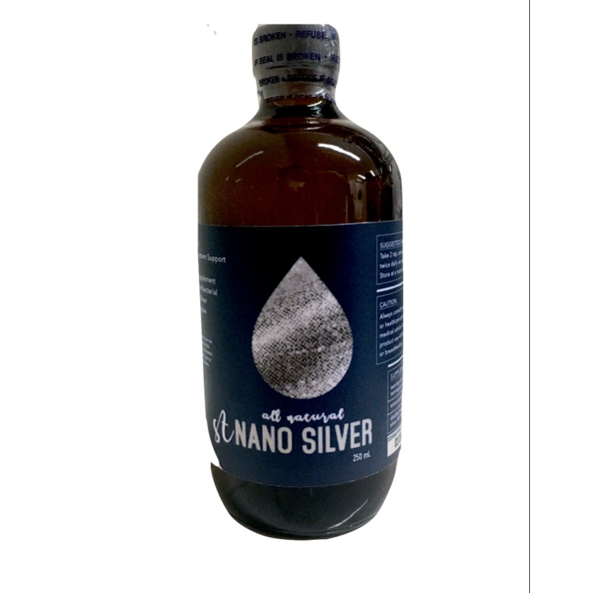 Маска nano silver белая