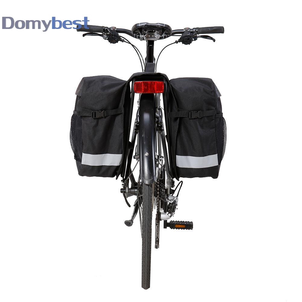 Waterproof Double Panniers Shelf Bag Bike Bicycle Cycle Rear Seat Trunk Rack