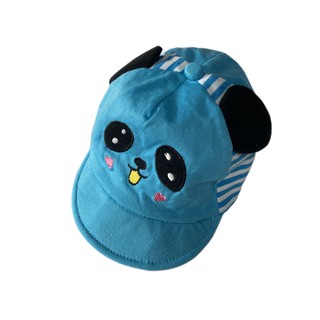 Fashion cute cartoon soft edge baby hat panda 4 color unisex #6