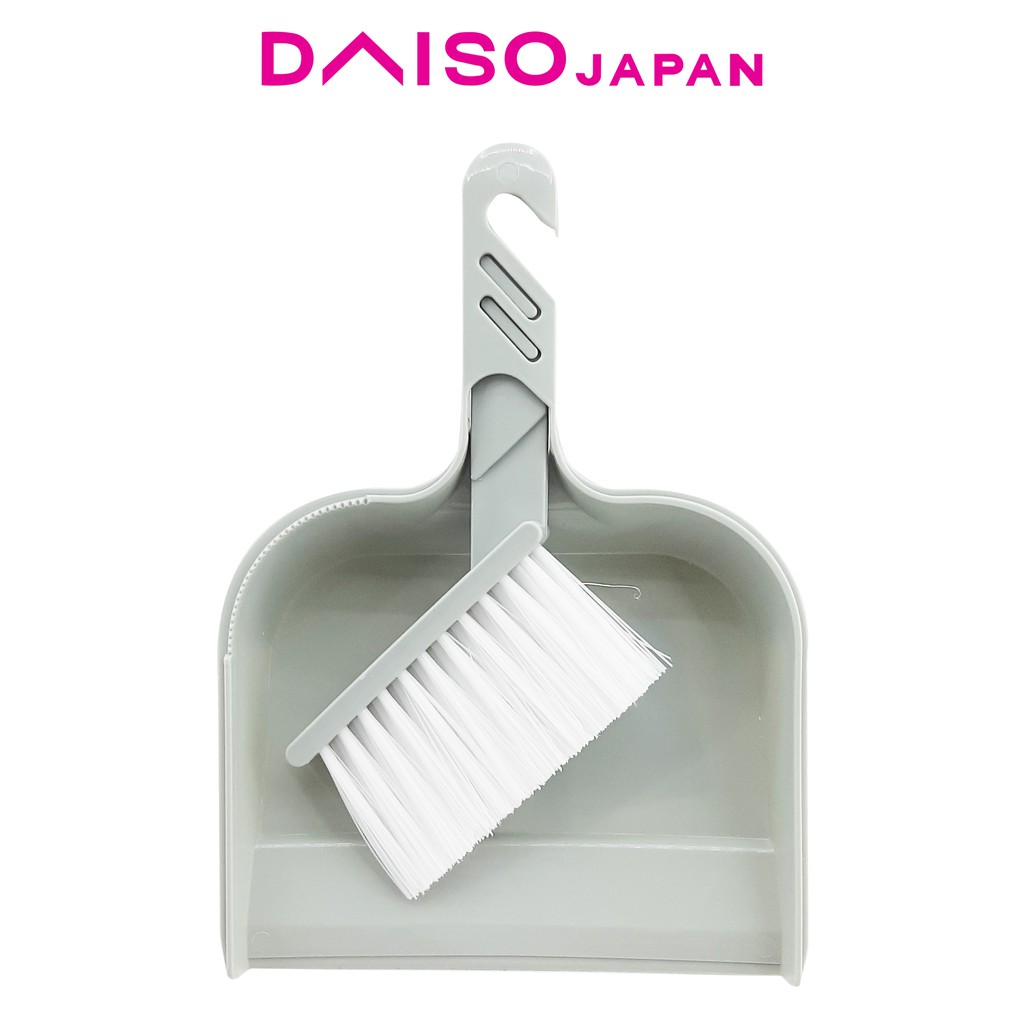 Daiso Large Gray Dustpan and Brush Set Shopee Philippines