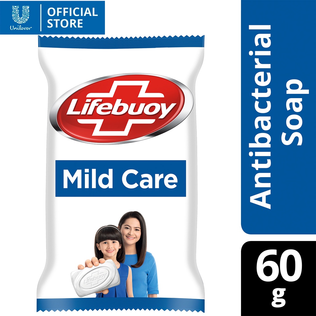 Lifebuoy Antibacterial Soap Mild Care 60G Shopee Philippines