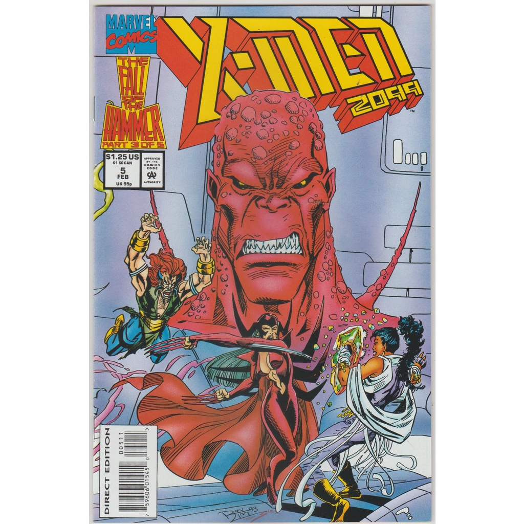 Featured image of X-Men 2099 no. 5, 7, 23 (1994-1995) Thor, Ravage, Spider-Man, Punisher, Doom